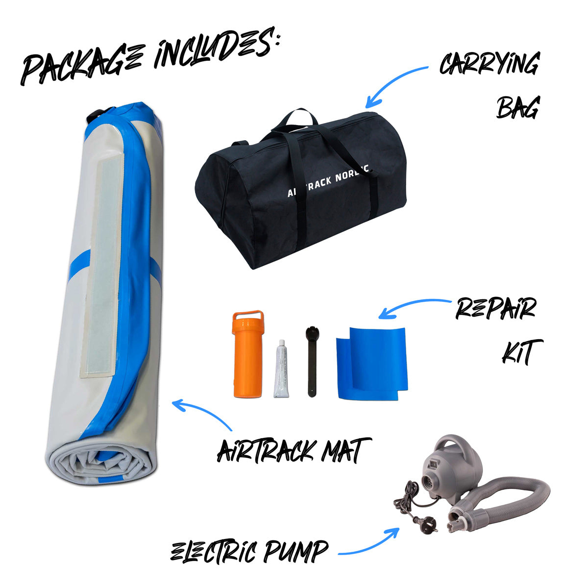 
              AirTrack Nordic Gym Wide, 3-12m