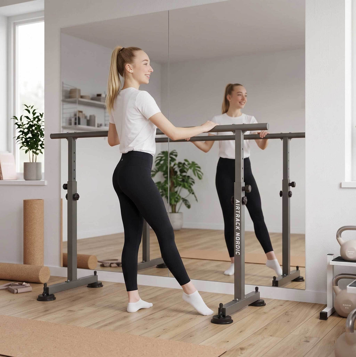 
              AirTrack Nordic Ballet Barre 150x53x119cm
